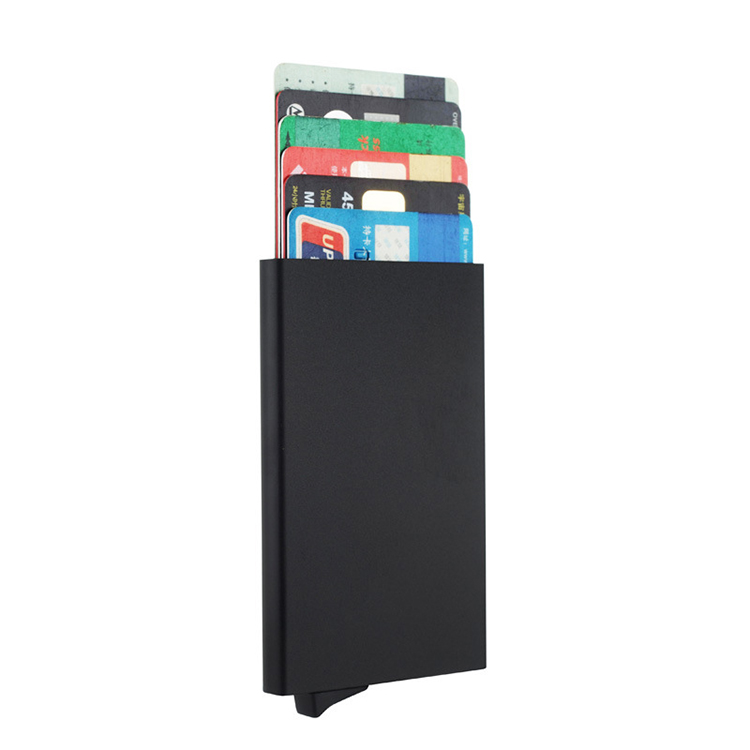 Automatische Pop-Up-RFID-Geldb&ouml;rse aus Aluminium f&uuml;r Herren