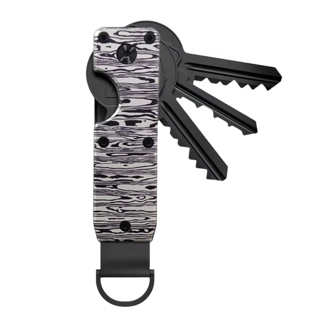 Smart kompakt nyckelring i aluminiumlegering