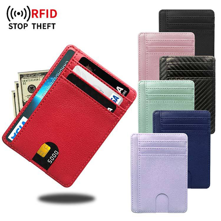 Ultratynd RFID-kreditkortholder i l&aelig;der
