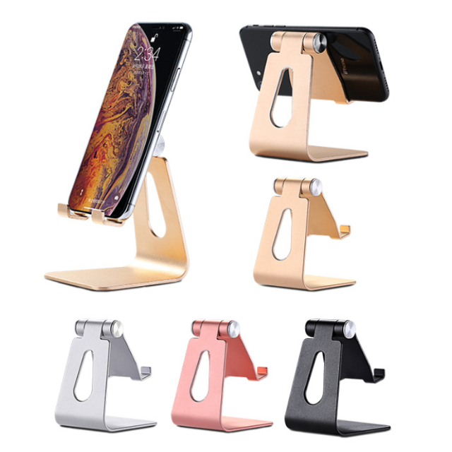 Suport reglabil din aluminiu pentru telefon mobil, andocare, suport, compatibil cu Apple Samsung și alte telefoane mobile