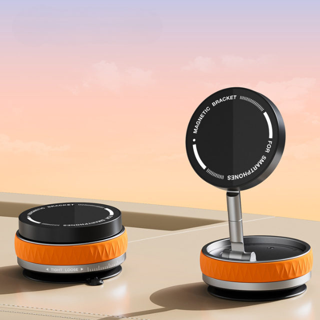 360 graders smart sporing magnetisk biltelefonholder Universal stabil glasvakuumadsorption IPhones 17 Pro Max 12 IPad Gaming