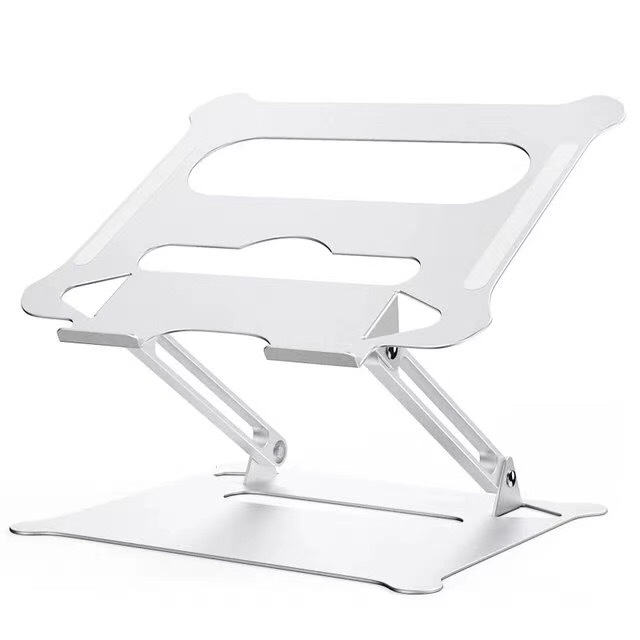 Justerbar aluminiumsvarmeventil til notebookstativ B&aelig;rbar og ergonomisk sammenfoldelig station&aelig;r b&aelig;rbar holder