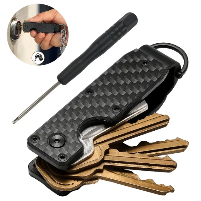 Aluminium Tracker Key Fob Case Slank Silent Holder